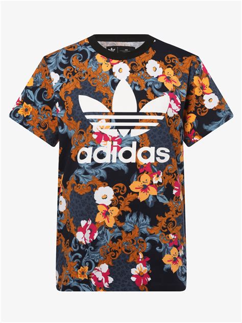 adidas originals damen t shirt mit blumen|Frauen .